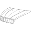 Mopar 68103664AC Hood Panel